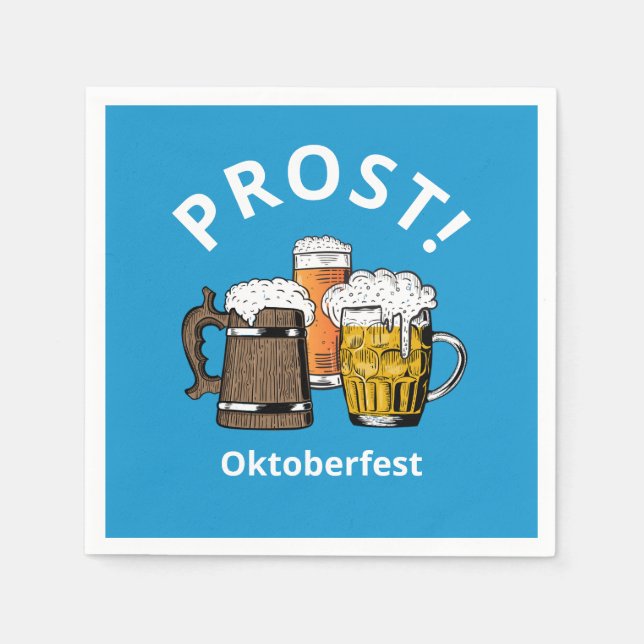 Guardanapo De Papel Beer Prost Oktoberfest Paper (Frente)