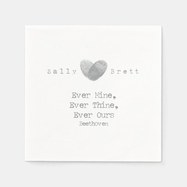 Guardanapo De Papel Beethoven Quote Napkin (Frente)