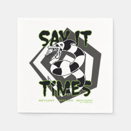 Guardanapo De Papel Beetlejuice | Say It 3 Times