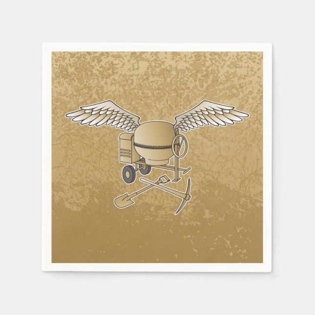 Guardanapo De Papel bege betuminoso (Frente)