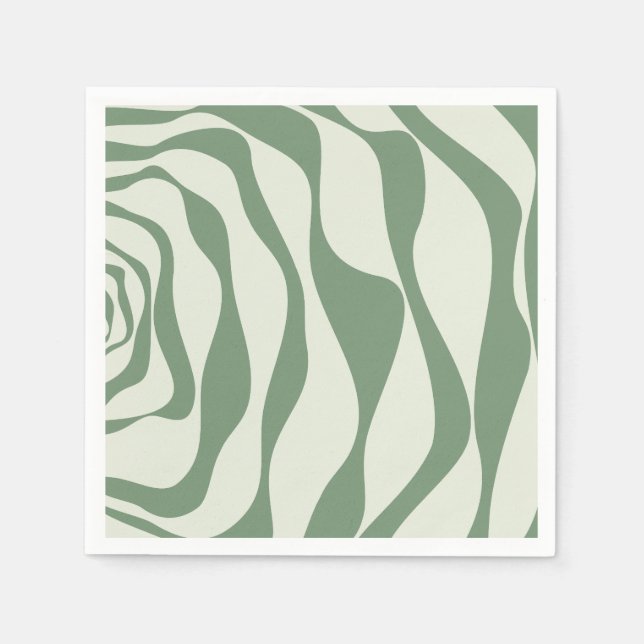 Guardanapo De Papel Bei e Fluxo 4 em Verde (Frente)