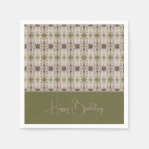 Beige Sage Verde E Roxo