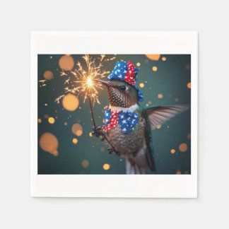 Guardanapo De Papel Beija-flor Celebrando o Dia da Independência dos E