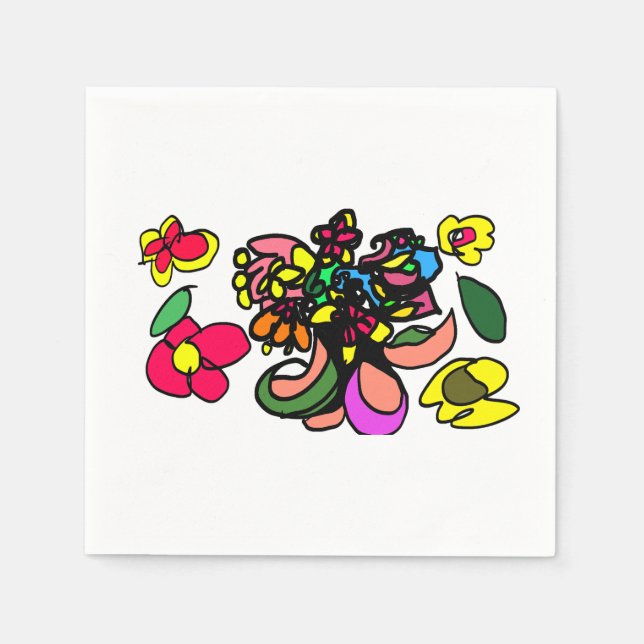 Guardanapo De Papel Beija-flor relaxa primavera (Frente)