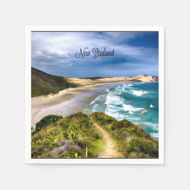 Guardanapo De Papel Bela Nova Zelândia (Frente)