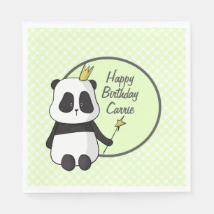 Guardanapo De Papel Bela Panda de Aniversário