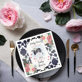 Guardanapo De Papel Bela vaca, é uma Chá de fraldas