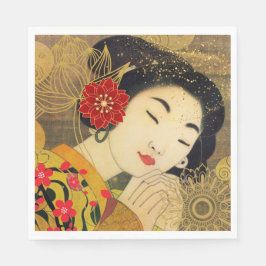 Guardanapo De Papel Beleza Asiática