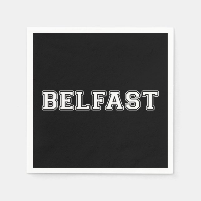 Guardanapo De Papel Belfast (Frente)