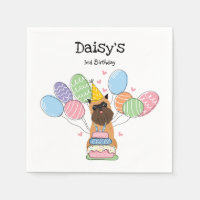 Belge Bruxelas Griffon Birthday Paper