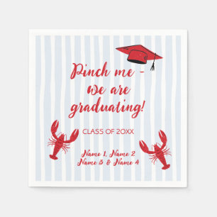 Guardanapo De Papel Belisque-me Estamos nos Graduando Boil de Lagostim