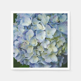Guardanapo De Papel Belo Blue Hydrangea Flowers Foto