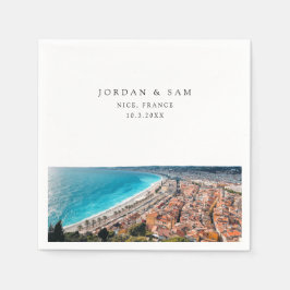 Guardanapo De Papel Belo Casamento da França Casamento Personalizado N