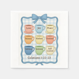 Guardanapo De Papel Belo design azul