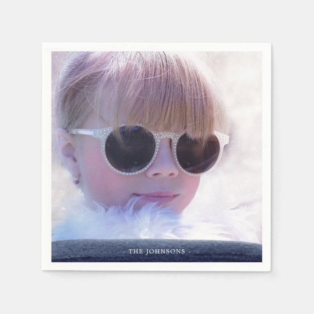 Guardanapo De Papel Belo Livro Azul Feliz de Natal Napkins (Frente)