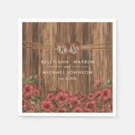 Guardanapo De Papel Belo Rosa de Lily Flores