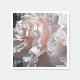 Guardanapo De Papel Belo rosa. Flor.