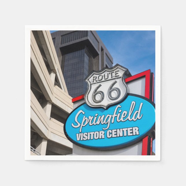 Guardanapo De Papel Bem-Vindo A Springfield Napkins (Frente)