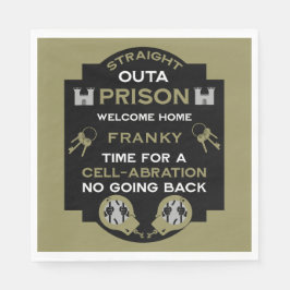 Guardanapo De Papel Bem-vindo ao lar da prisão
