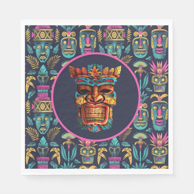 Guardanapo De Papel Bem-Vindo Ao Luau (Frente)