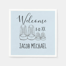 Guardanapo De Papel BEM-VINDO, Calçados de bebê Chá