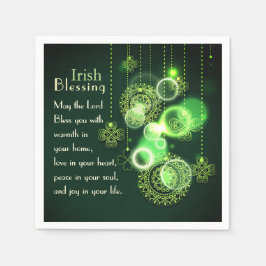 Guardanapo De Papel Bênção Irlandesa, Senhor Abençoe-o Paz em Sua Alma