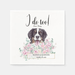 Guardanapo De Papel Bernese Mountain Dog Casamento Cocktail Napkins