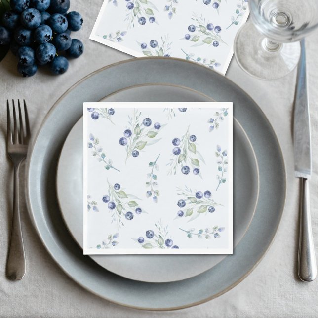 Guardanapo De Papel Berry Chá de fraldas Paper Napkin (Criador carregado)