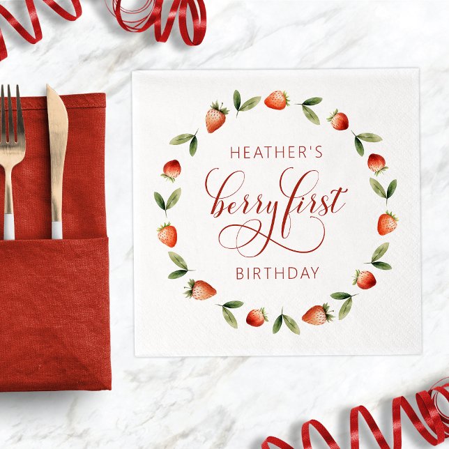 Guardanapo De Papel Berry First (Berry First Napkins
)