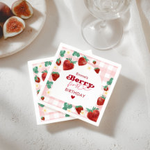 Berry First Birthday Girl primeiro aniversario Str