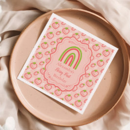 Guardanapo De Papel Berry First Birthday primeiro aniversario Strawber