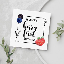 Guardanapo De Papel Berry First | PRIMEIRO ANIVERSARIO | Mistura de be