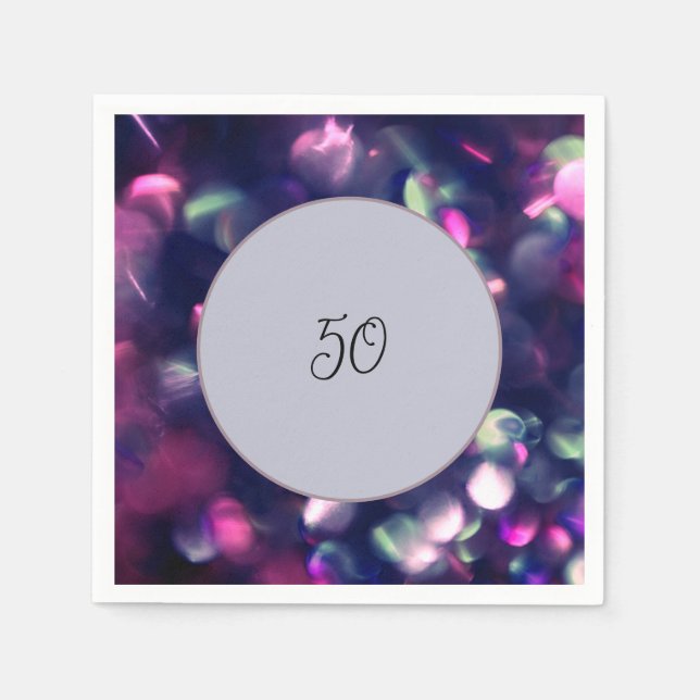 Guardanapo De Papel Berry Sparkle Paper Napkin (Frente)