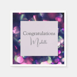 Guardanapo De Papel Berry Sparkle Paper Napkin