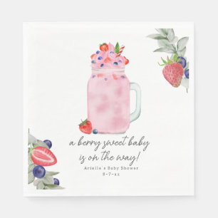 Guardanapo De Papel Berry Special Smoothie Chá de fraldas