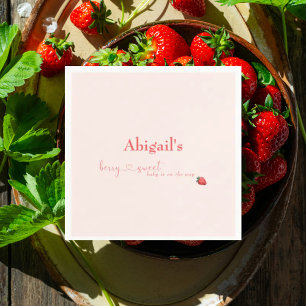 Guardanapo De Papel Berry Sweet Baby no Way Chá de fraldas