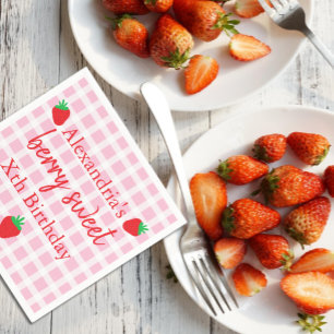 Guardanapo De Papel Berry Sweet Birthday