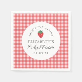 Guardanapo De Papel Berry Sweet Picnic Chá de fraldas