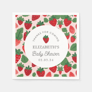 Guardanapo De Papel Berry Sweet Picnic Chá de fraldas