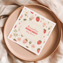 Guardanapo De Papel Berry Sweet Pink Coquette Baby