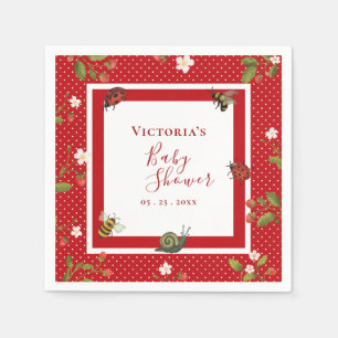 Guardanapo De Papel Berry Sweet Strawberry Watercolor Baby