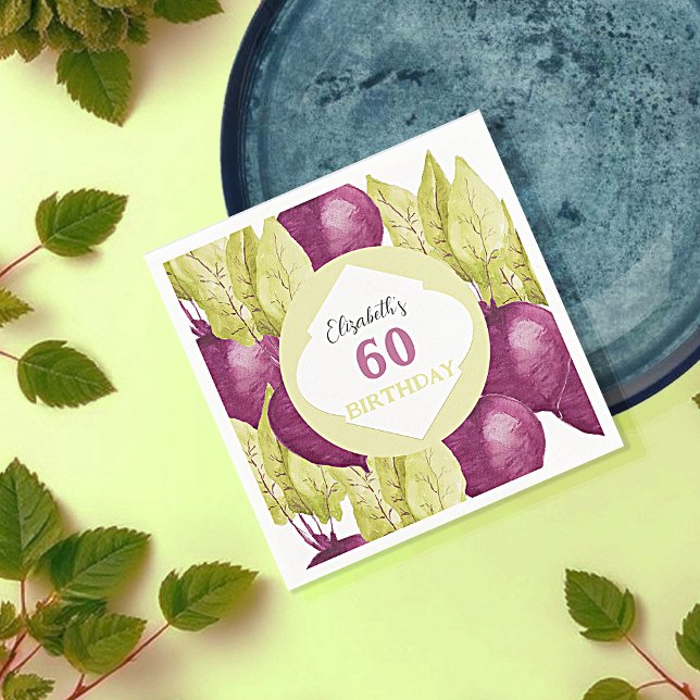 Guardanapo De Papel Besouro Roxo Torto Aquarela Arte Personalizada (Criador carregado)