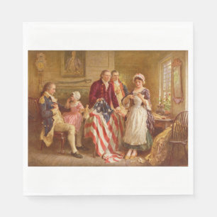 Guardanapo De Papel Betsy Ross, 1777 (História Americana) (Patriota do