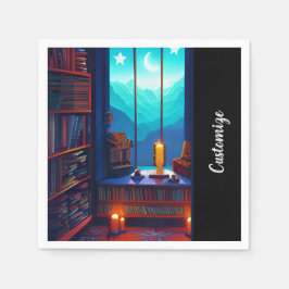 Guardanapo De Papel Biblioteca Night Sky