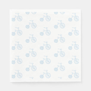 Guardanapo De Papel Bicicleta Azul