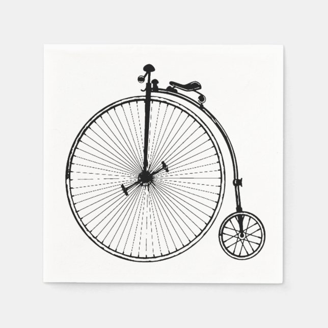 Guardanapo De Papel Bicicleta Vintage (Frente)