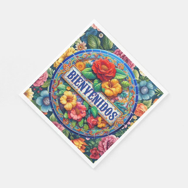 Guardanapo De Papel BIENVENDOS - Tão Bonito! (Quina)
