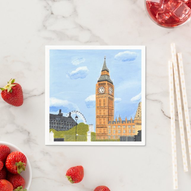 Guardanapo De Papel Big Ben Paper Napkin (Insitu)