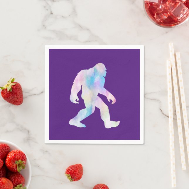 Guardanapo De Papel Bigfoot de Aquarela (Insitu)