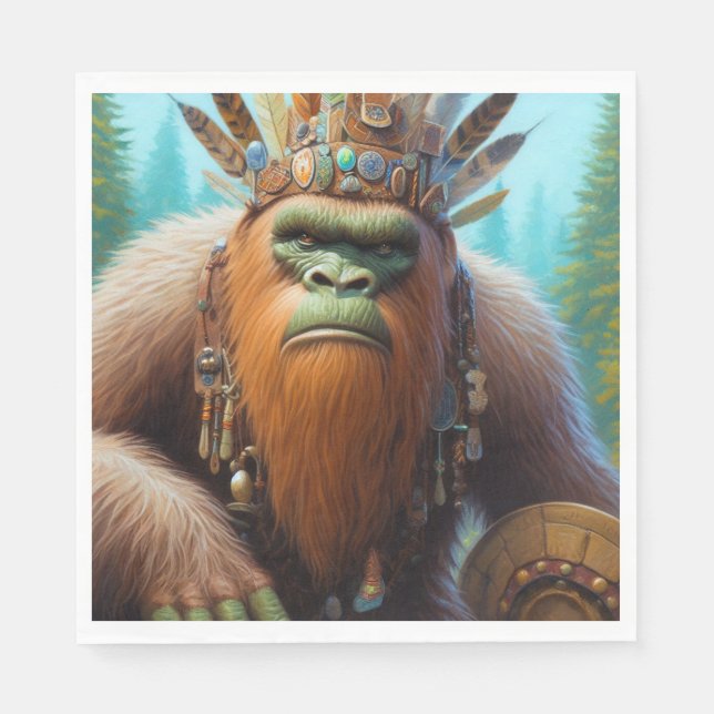 Guardanapo De Papel Bigfoot Eco Warrior (Frente)